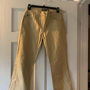 Vintage Express size 4 gold bootcut jean